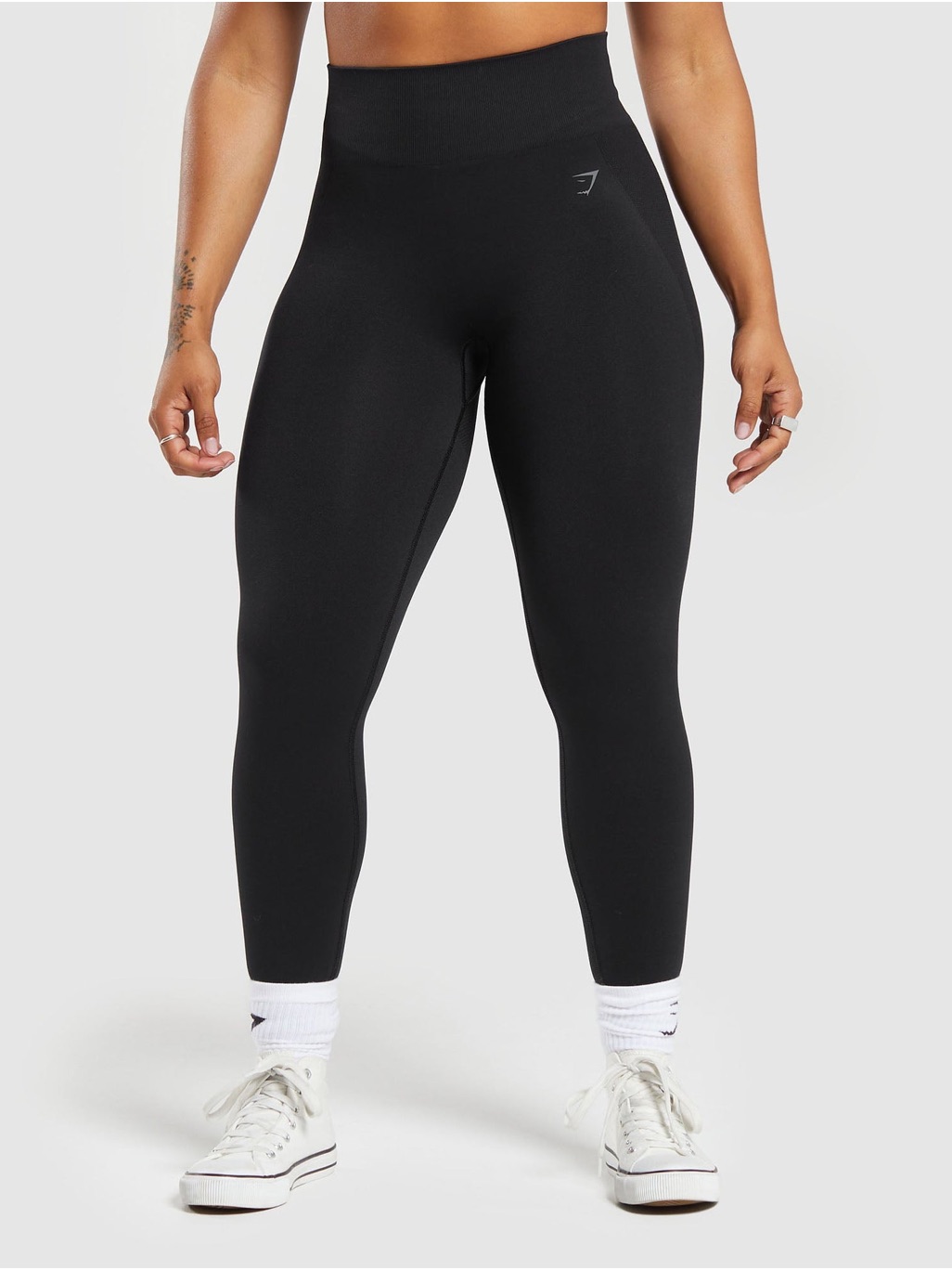 Gymsharkw Seamless High-Waist Leggings In Black